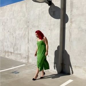 The perfect green summer dress